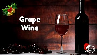 Grape Wine Recipe | Homemade Grape Wine | Easy Wine Recipe | How to make Wine | Cookd