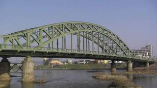 preview picture of video '旭橋 @北海道旭川市 Asahi Bridge at Morning in Asahikawa Hokkaido'