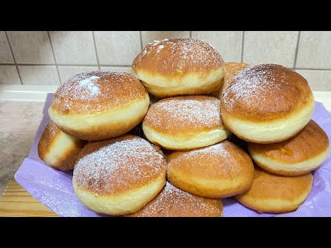 Krofne qe shkrihen ne goje!!Fried donuts recipe!!