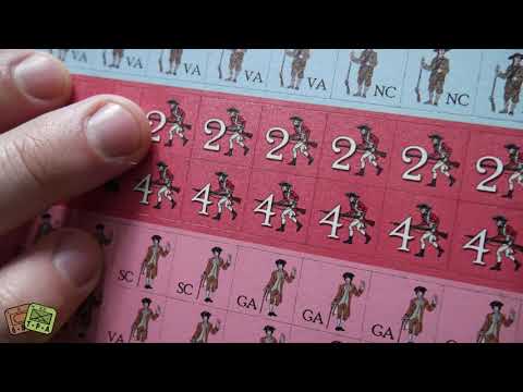 Unboxing: Supply Lines of the AmRev (Southern Strategy) from Hollandspiele - The Players' Aid