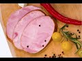 Homemade pressed pork ham