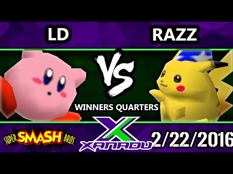 S@X 138 - Razz (Pikachu) Vs. LD (Kirby) SSB64 Winners Quarters - Super Smash Bros