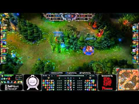 CLG.eu versus CLG.na game 2 (Frag For Life charity showmatch)