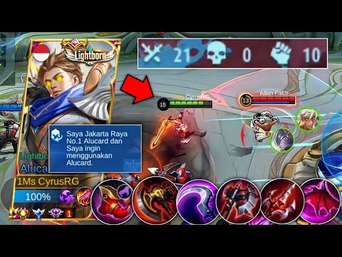 ALUCARD FULL COOLDOWN REDUCTION! UNLIMITED SKILL?! BEST BUILD & EMBLEM! | TOP GLOBAL ALUCARD - MLBB