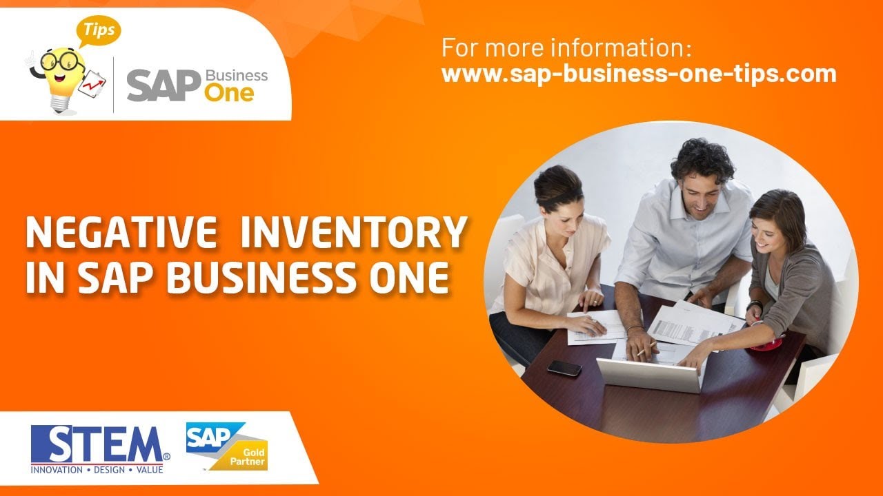 How to Prevent Negative Inventory in SAP Business One