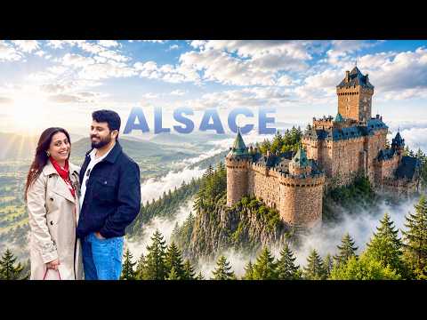 Exploring Colmar & France's Most Beautiful Castle 🏰🇫🇷 | Alsace Travel Vlog | Flying Europe