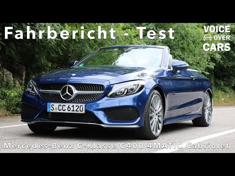 Mercedes-Benz C Klasse Cabriolet C400 4MATIC Fahrbericht Test