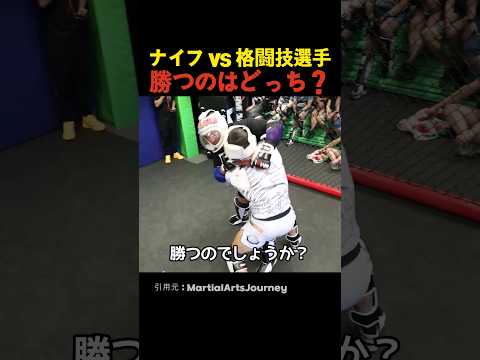 ナイフ vs 格闘技選手