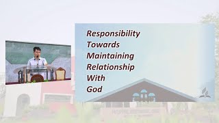 Responsibility Towards Maintaining Relationship With God - Christian Jay Geolina - PICMidweek Aug 24