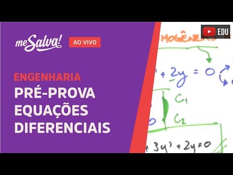 Pré-Prova Equações Diferenciais - Me Salva!