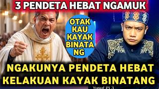 Download lagu DEBAT SENGIT !! NGAKUNYA PENDETA HEBAT KALAH DEBAT DENGAN UST YUSUF PI  mp3