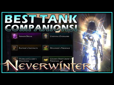The COMPANIONS You NEED for a TANK in NEVERWINTER 2023