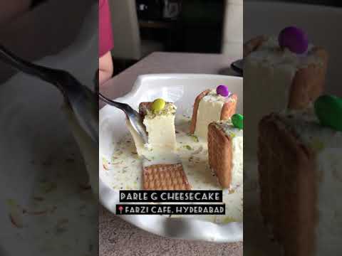 The famous ParleG Cheesecake from  farzicafe hyderabad #parleg #cheesecake #cheesecakes #love #desse
