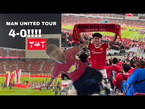 My dreams come true 🥹❤️ | Preseason Manchester united VS Liverpool : The match bangkok century cup