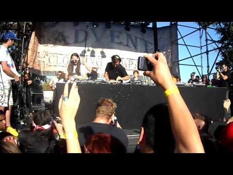 Kaskade and Steve Aoki SECRET PERFORMANCE at IDentity Festival in Mountain View, CA 9-3-11