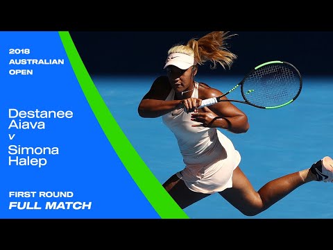 Destanee Aiava v Simona Halep Full Match | Australian Open 2018 First Round