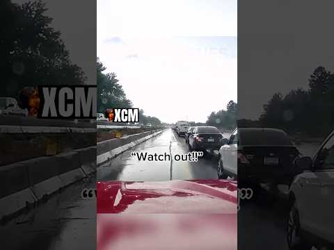 F-150 crashes into 4 cars💔 | intuition🤯 #youtubeshorts #dashcam