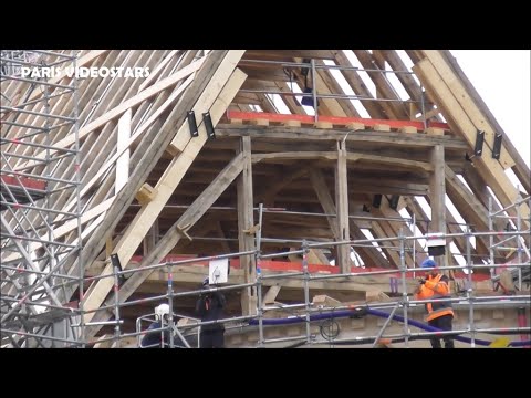 Chantier de la Cathédrale Notre-Dame de Paris 23 de novembro de 2023 - Renovação Charpente, Forêt, flèche