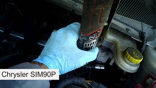 2007 to 2010 Avenger Sebring Journey 2.4L Powertrain Module PCM location removal programmed