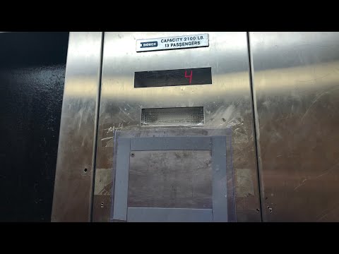 [EL] Crusty 1980’s Dover Traditional Hydraulic Elevator at Americana Inn & Suites (Pigeon Forge, TN)
