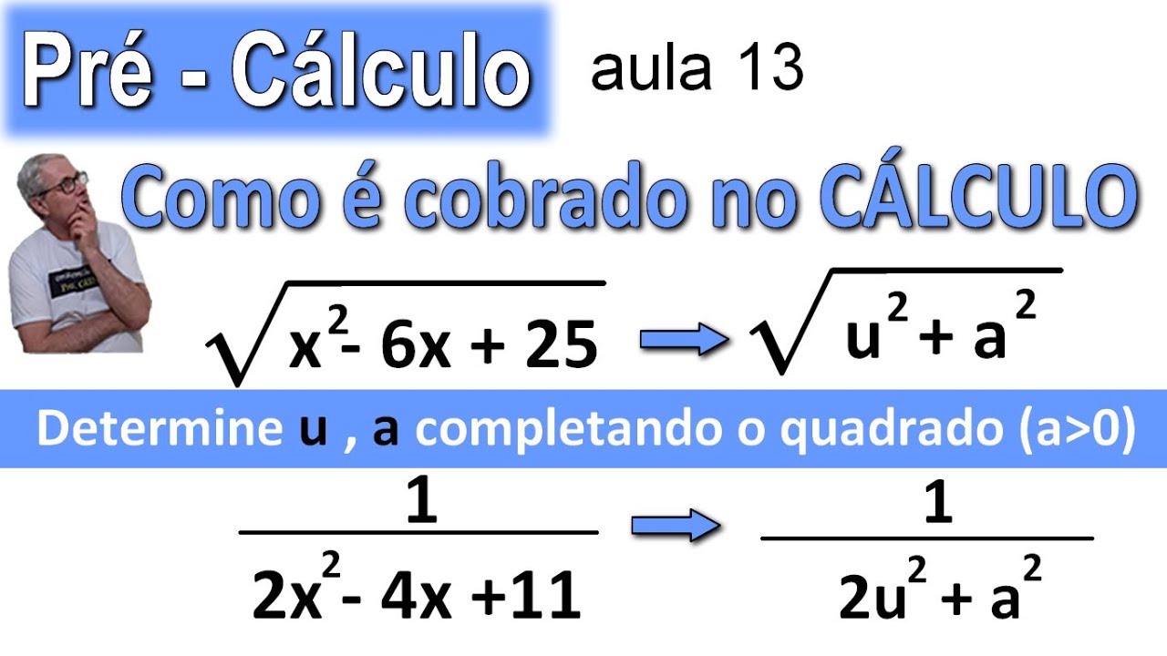 GRINGS 👉 PRÉ- CÁLCULO: PRÁTICA NA DISCIPLINA DO CÁLCULO ( aula 13 )