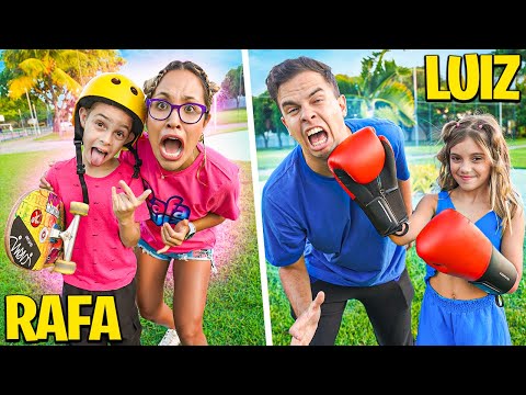 QUEM É O MELHOR PAI EM 24 HORAS! - RAFA VS LUIZ! - MUITO DIFÍCIL!