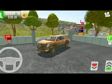 Gas Station 2 Highway Service - Cadillac Escalade SUV Car Wash - Android Gameplay
