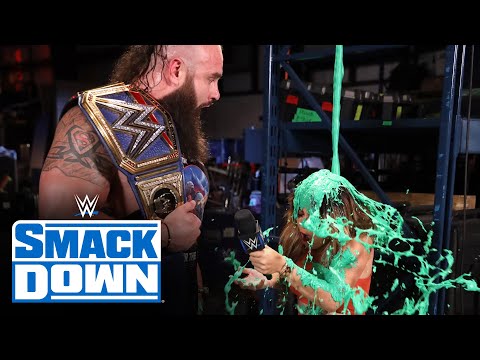 Kayla Braxton se fait couvrir de slime après que la farce de Miz et Morrison ait mal tourné : Sma...