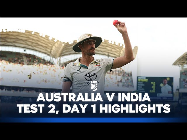 Australia v India – Second Test, Day 1 Highlights I 06/12/24 I Fox Cricket Australia v India – Second Test, Day 1 Highlights I 06/12/24 I Fox Cricket