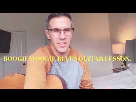 Boogie Woogie Blues Guitar Lesson.