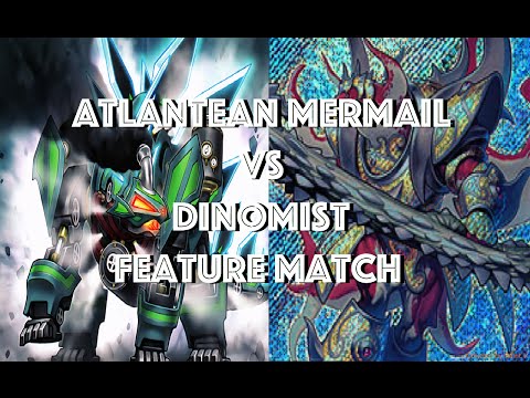 Yu-Gi-Oh Feature Match Dinomist Vs Atlantean Mermail - Full Match (January 2016)