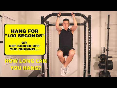 100 SECOND Hang Challenge/// Or Get Kicked Off The Channel