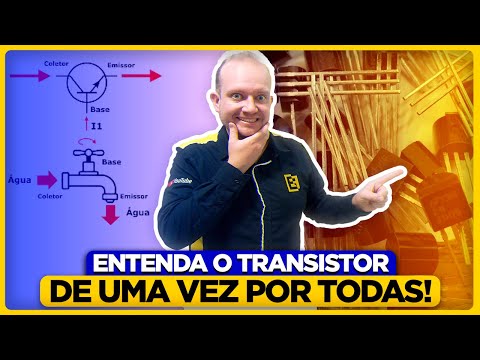 Transistor Bipolar NPN e PNP Como Amplificador de Corrente - Entenda Agora - Eletrônica Fácil