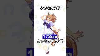 ウマ娘の身長　正直な感想