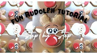 CHRISTMAS IS COMING!! Learn How To Decorate This Cute Rudolph! I'll take you Step By Step! 🦌♥️🥰