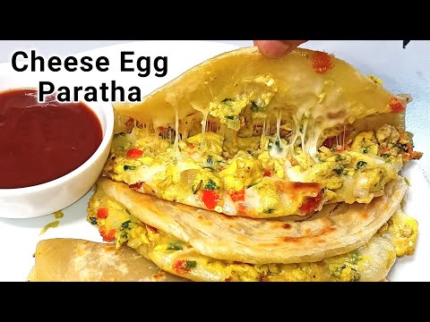 Egg Cheese Paratha Recipe | Cheese Stuffing Paratha | Egg Paratha Recipe | Egg Cheese Bread Recipe