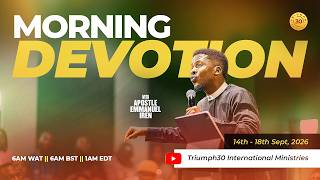 Download lagu MORNING DEVOTION WITH APOSTLE EMMANUEL IREN | GENESIS 27 COMMENTARY | 14TH SEPTEMBER 2026 mp3 Download lagu MORNING DEVOTION WITH APOSTLE EMMANUEL IREN | GENESIS 27 COMMENTARY | 14TH SEPTEMBER 2026 mp3