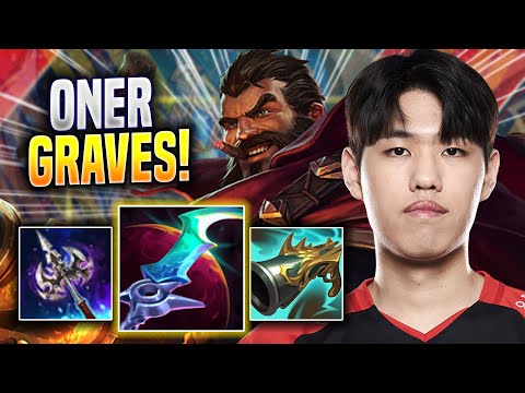 ONER IS SO CLEAN WITH GRAVES! - T1 Oner Plays Graves JUNGLE vs Hecarim! | Season 2022