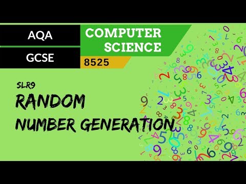 56. AQA GCSE (8525) SLR9 - 3.2 Random number generation