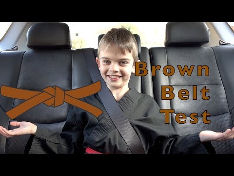 KARATE CLASS | BIG MAN BROWN BELT TEST