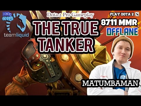 😱 MATUMBAMAN BRISTLEBACK | THE TRUE TANKER | DOTA 2 PRO RANKED GAMEPLAY