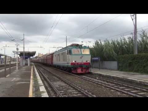 E652.070 + 2 loco DEMOLENDE [M.MARCIANISE - SAVONA P.D.] in partenza da Roma Tuscolana