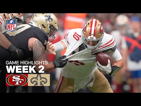 San Francisco 49ers vs New Orleans Saints Game Highlights | 2025 NFL Season Week 2