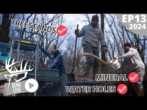 Iowa Offseason Prep | Water Holes | Rubbing Posts | Treestands