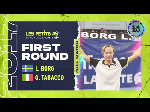 Les Petits As 2017 | Boys 1st Round | Leo Borg vs. Giorgio Tabacco