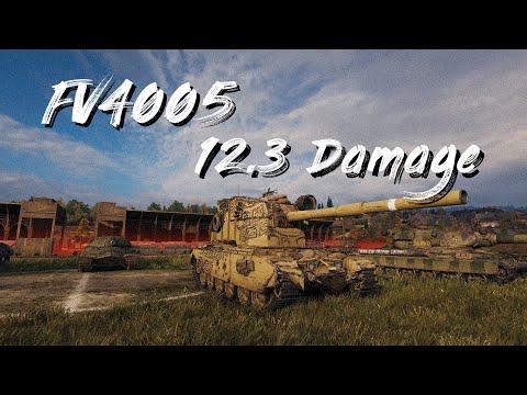 World of Tanks || FV4005 ENSK || 12.3K Damage  Gameplay