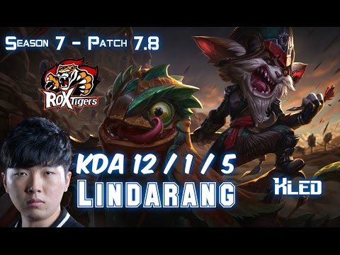ROX Lindarang KLED vs YASUO Top - Patch 7.8 KR Ranked