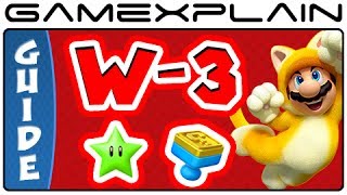 Super Mario 3D World - All World 3 Green Stars & Stamps Guide & Walkthrough