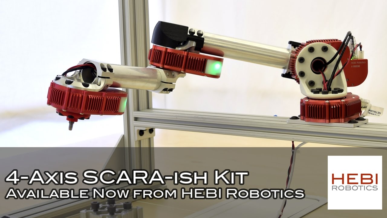 4-Axis SCARA-ish Kit - HEBI Robotics