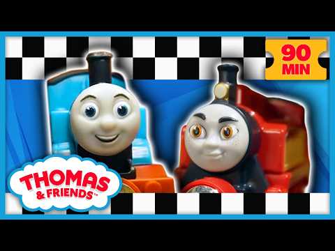 Thomas and Rosie See Who is Fastest!! | Thomas & Friends: Watch Out Thomas! | 90 Minutes! - Kids TV Series, Kingdom Kids Zone - Thomas & Friends